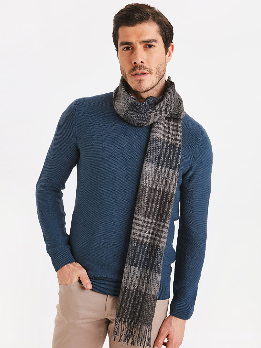 Man ANTHRACITE Scarf