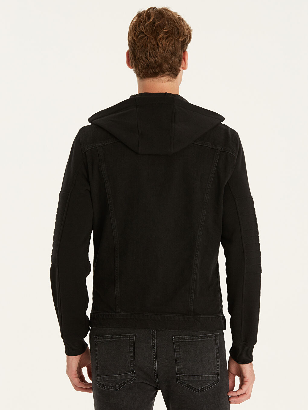 Man BLACK Denim Jacket-2