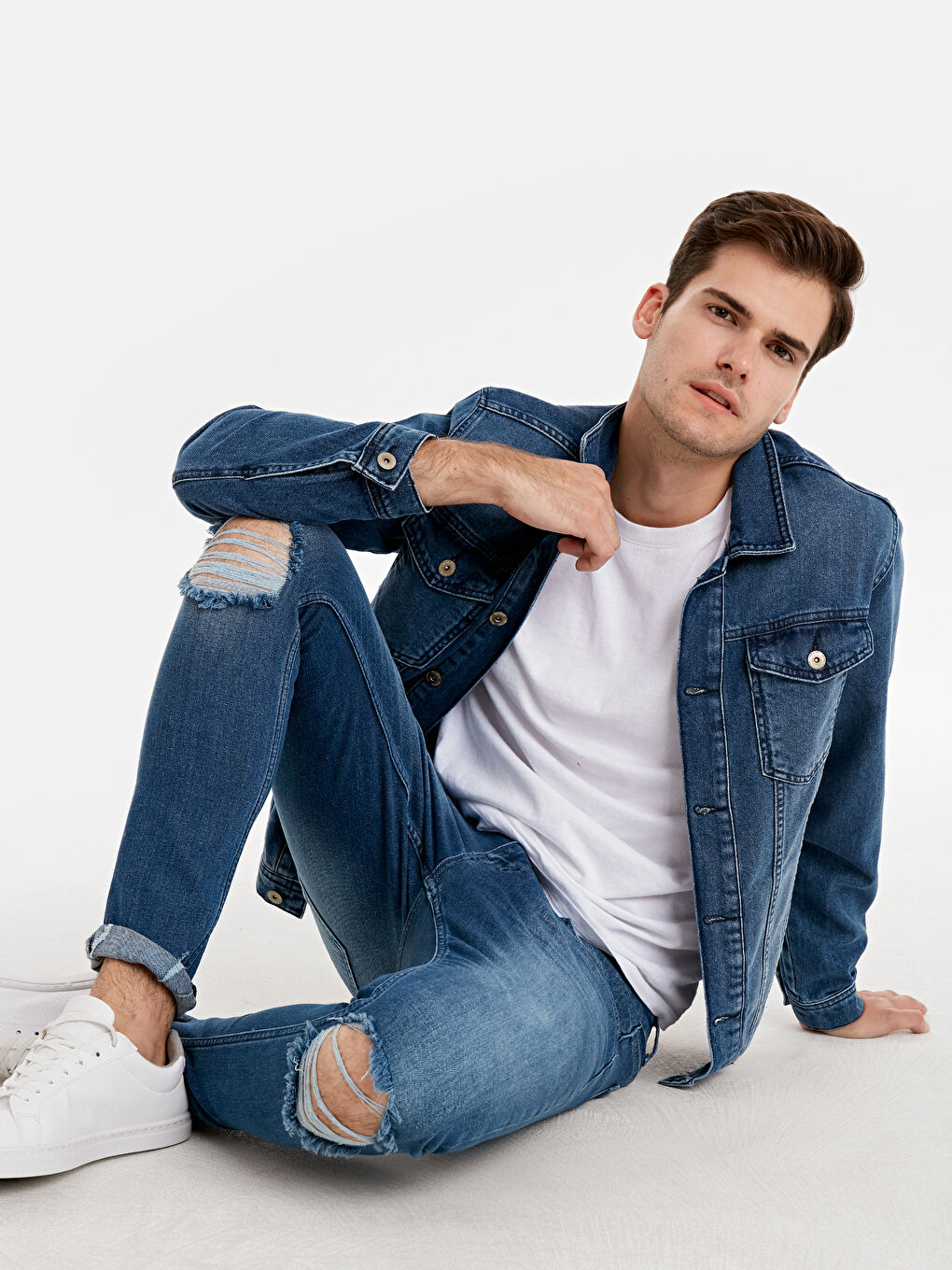 Regular Fit Jean Jacket-1