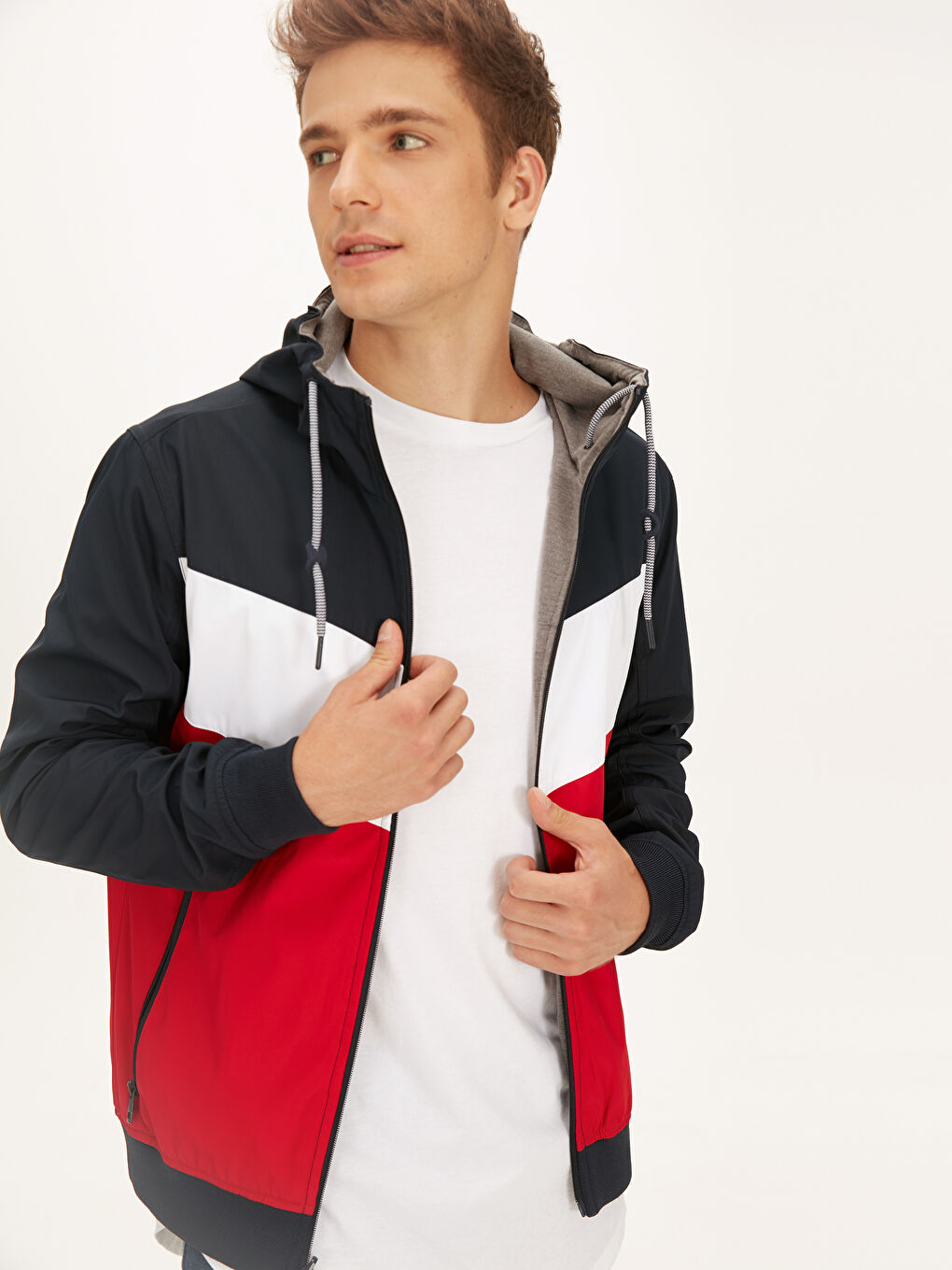 Man NAVY Puffer Coat-1