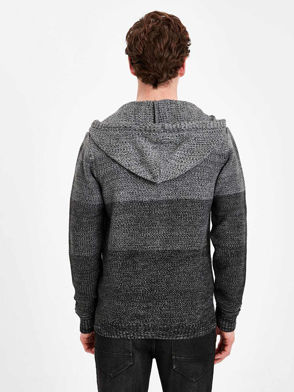 Men's Hooded Knitwear Cardigan-2