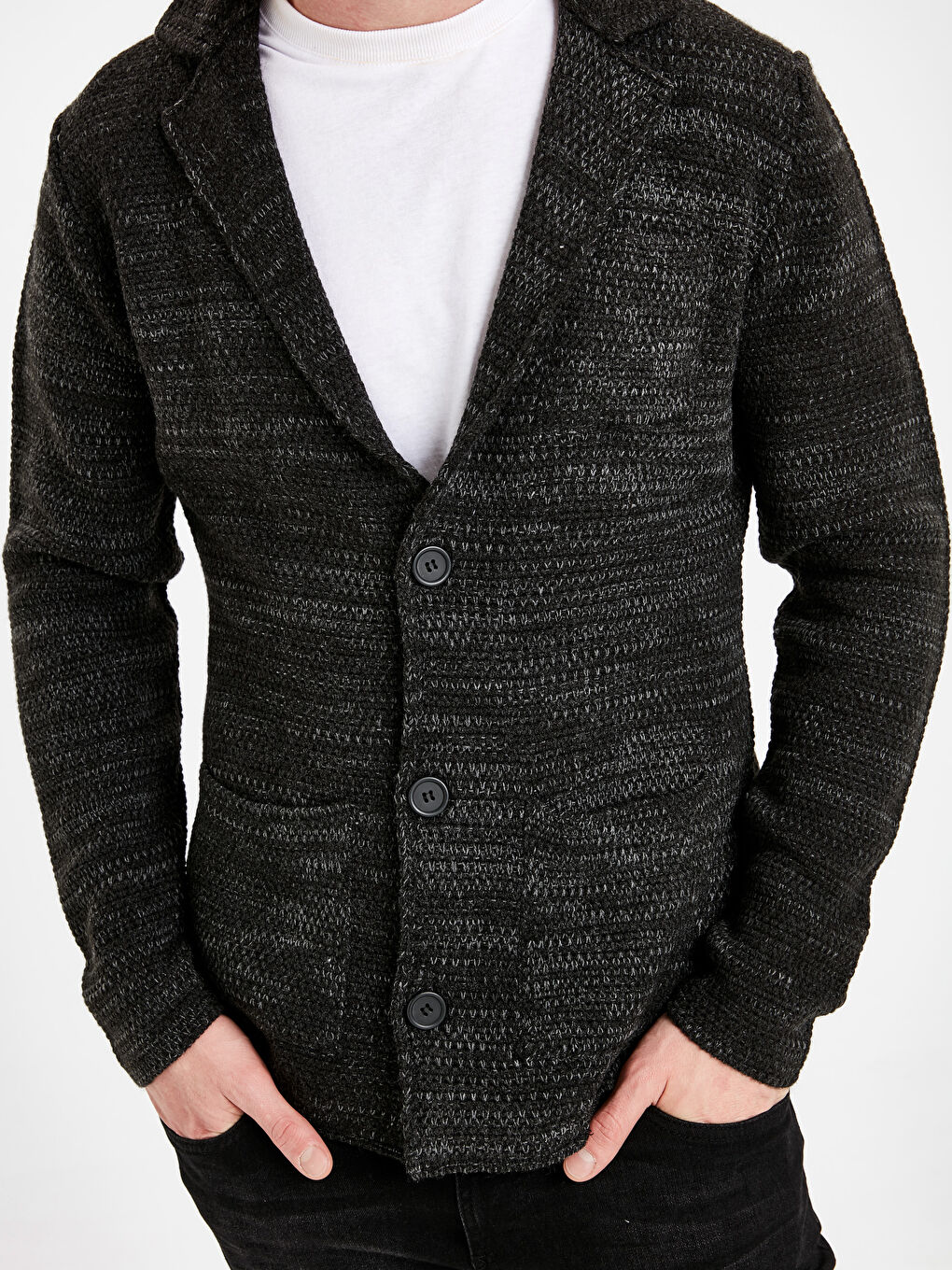 LC Waikiki Double Breasted Men's Knitwear Cardigan -9W1836Z8-L8N