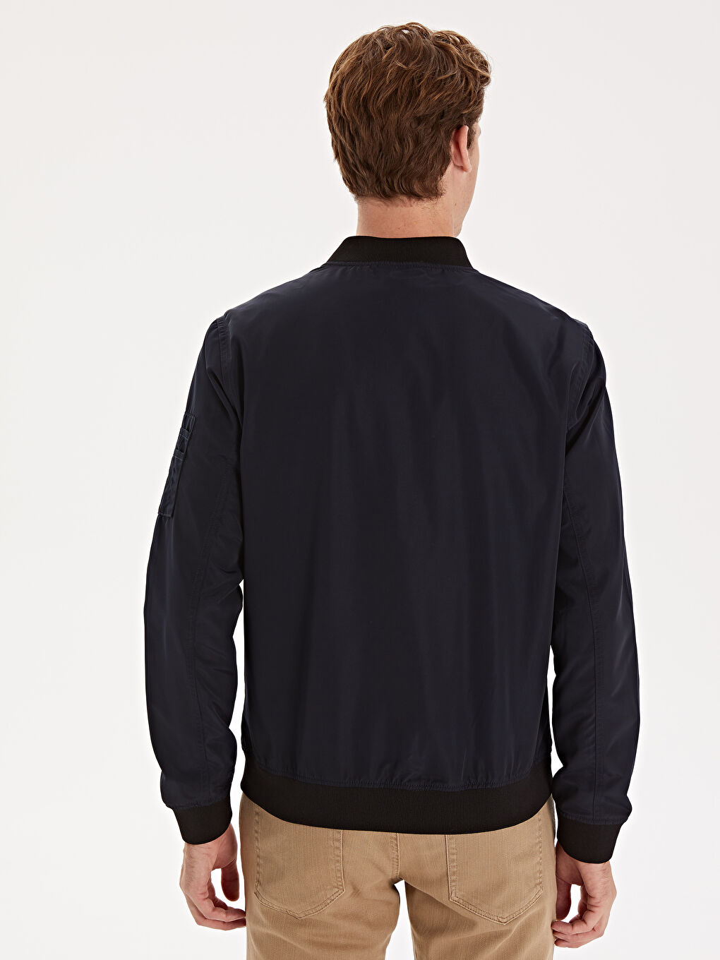 Lacivert Lacıvert Şişme Mont-3