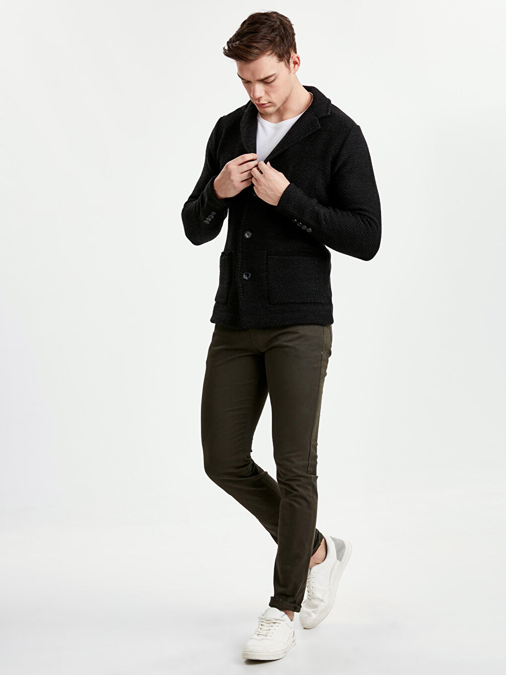 Ерлер қара Кардиган-2