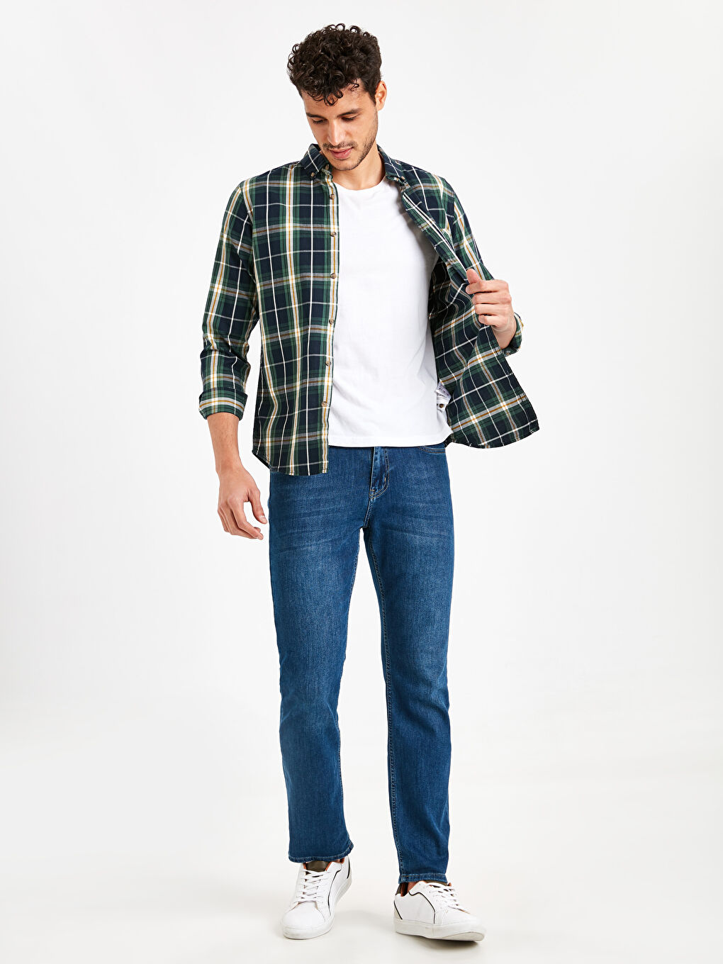 Yeşil Ekoseli Oduncu Gömlek-2