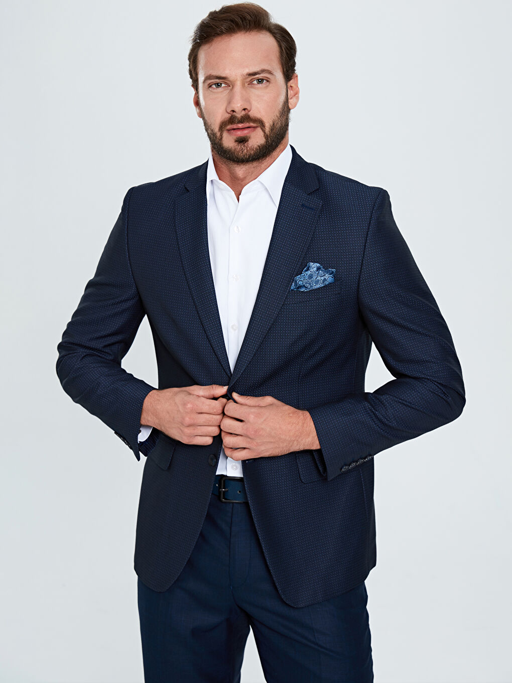 Lacivert Blazer Ceket-2