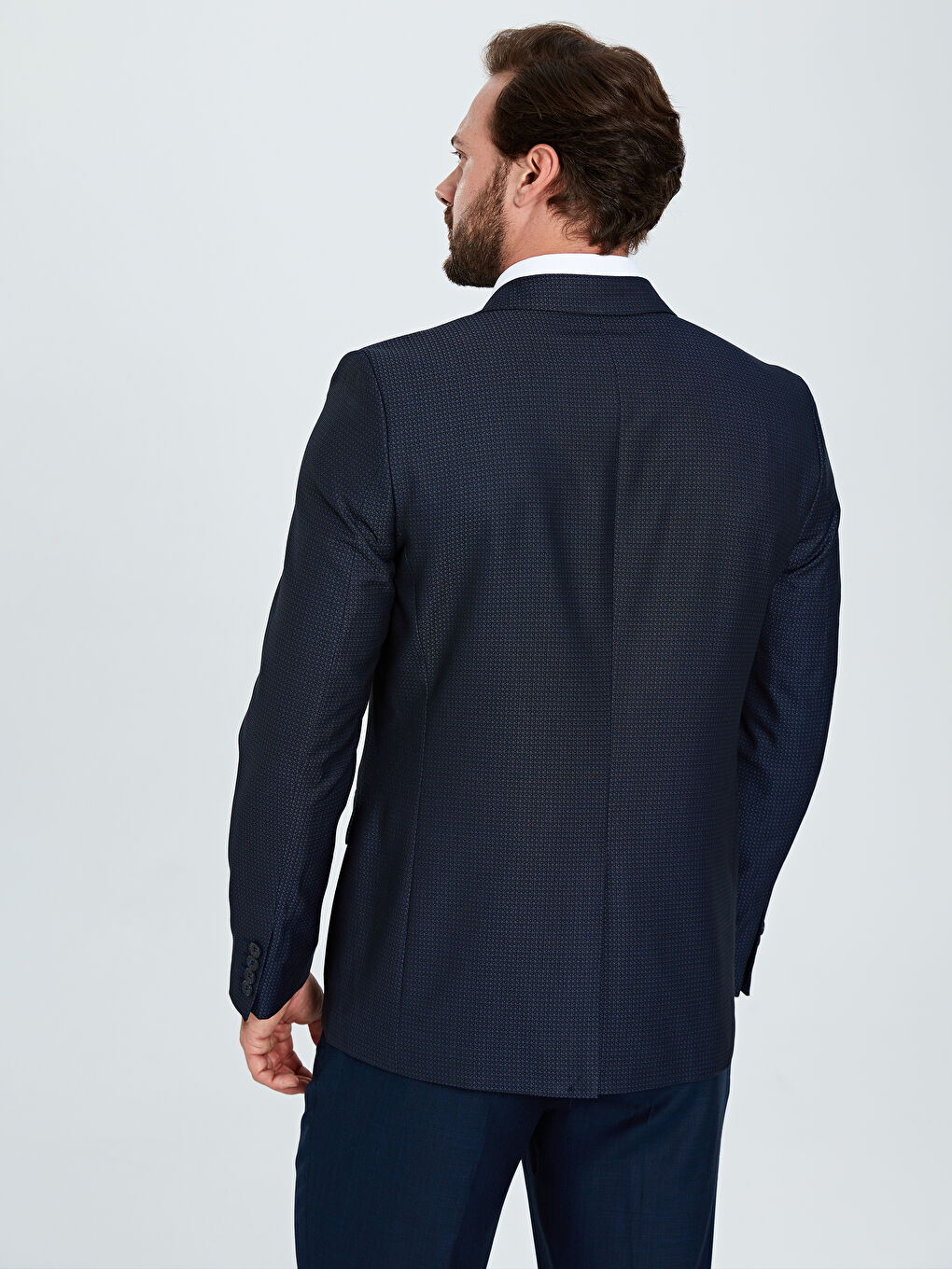 Lacivert Blazer Ceket-3