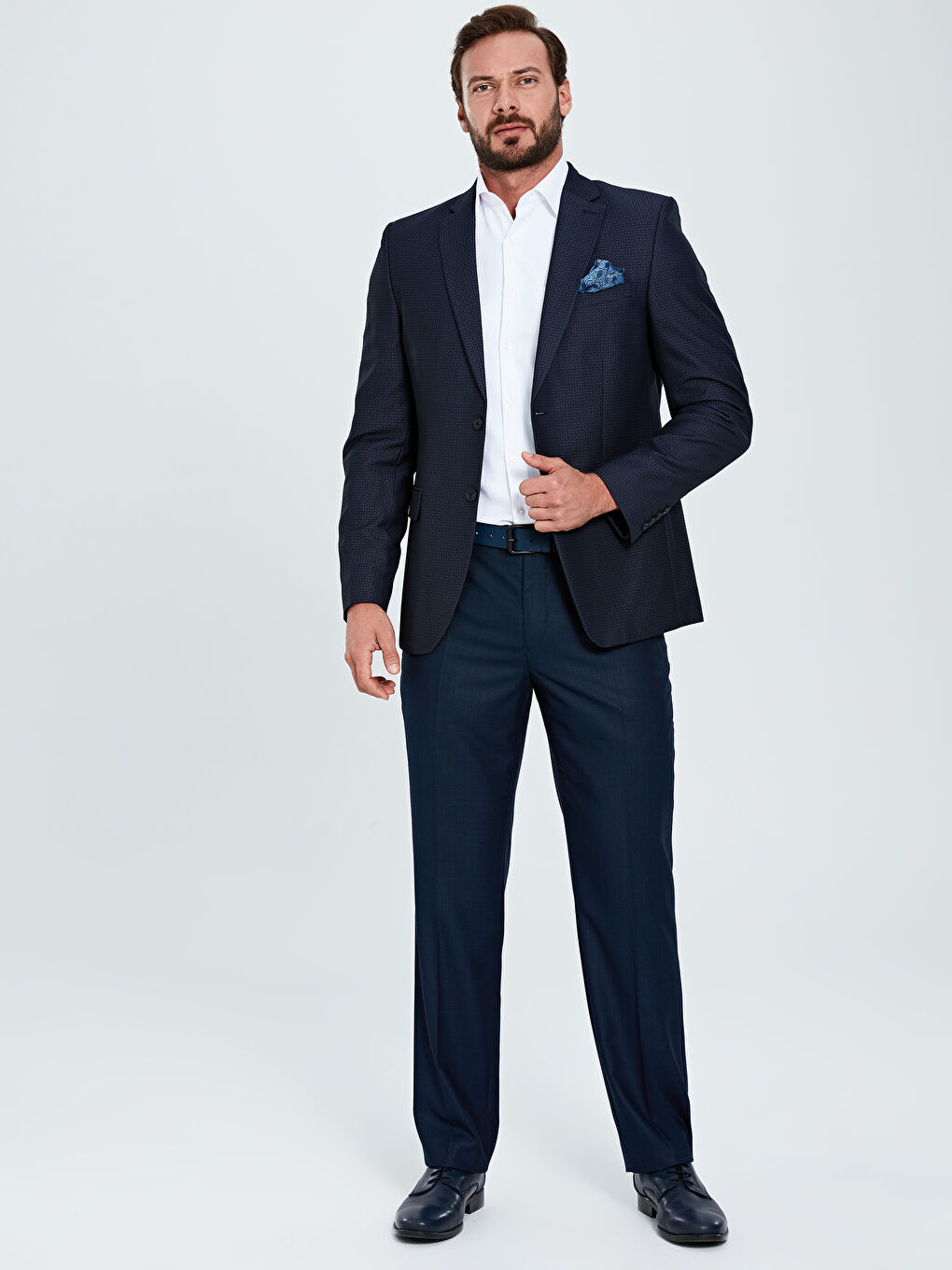 Lacivert Blazer Ceket-5