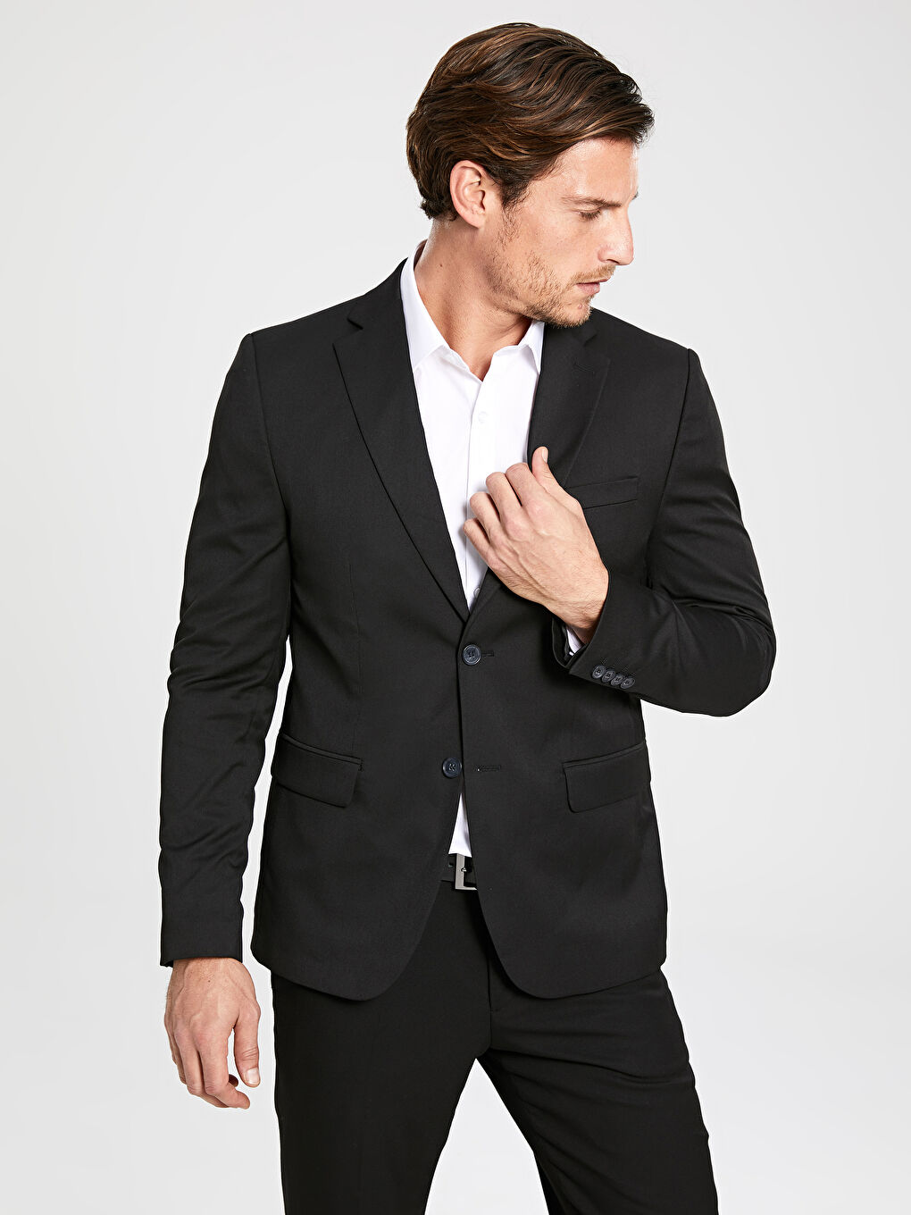 Siyah Sıyah Blazer Ceket