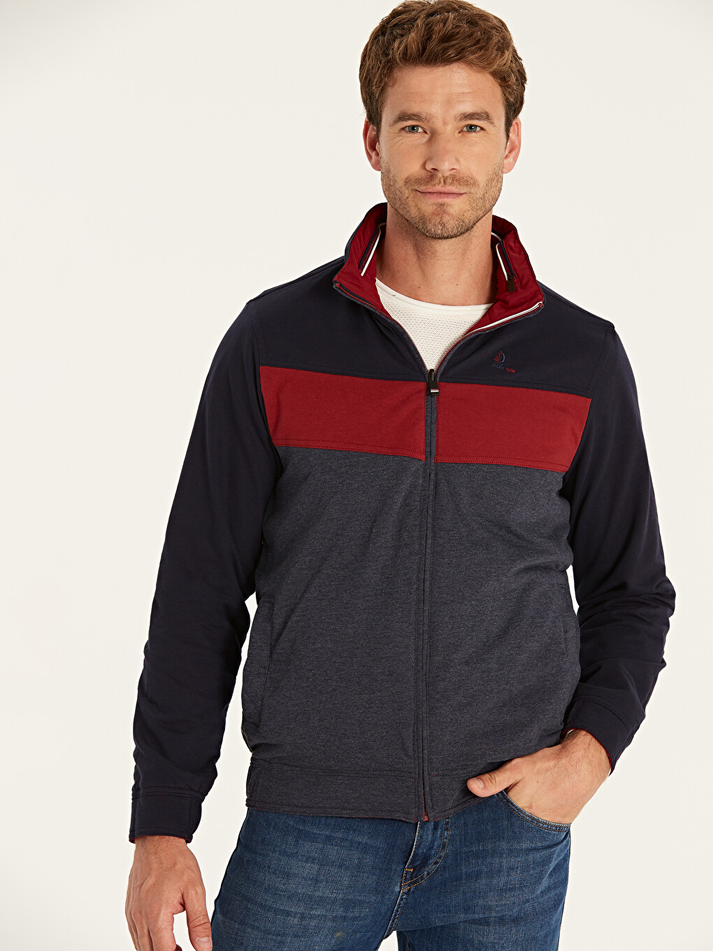 Man Bordeaux Coat-2