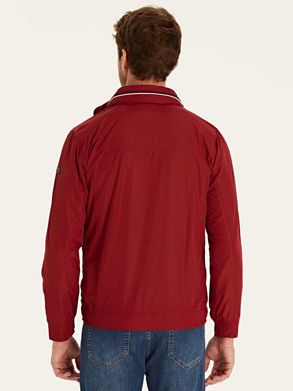 Man Bordeaux Coat-4