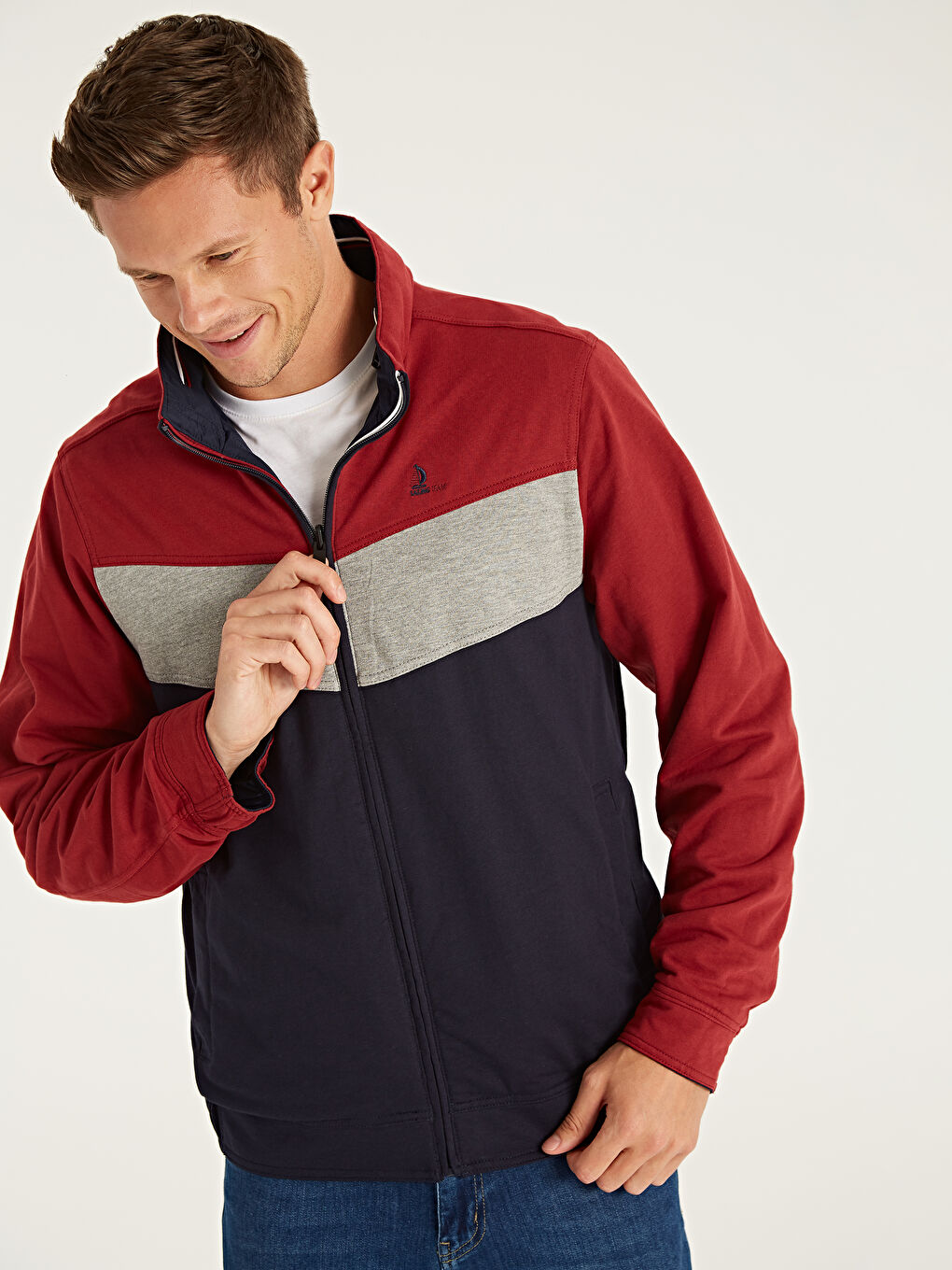 Чоловік ТЕМНО-СИНІЙ Пальто-2