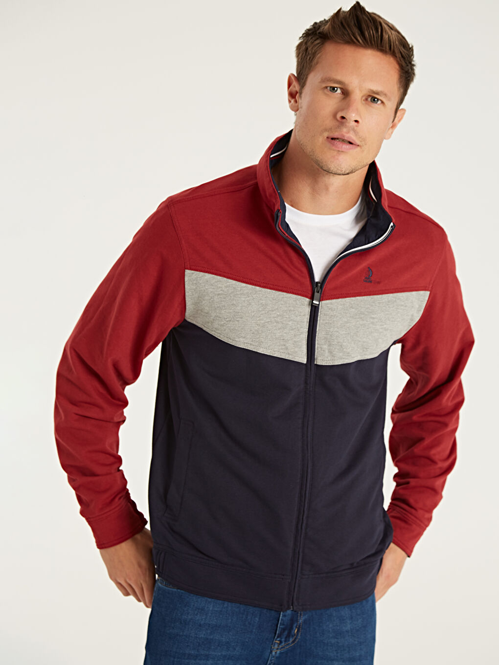 Чоловік ТЕМНО-СИНІЙ Пальто-3