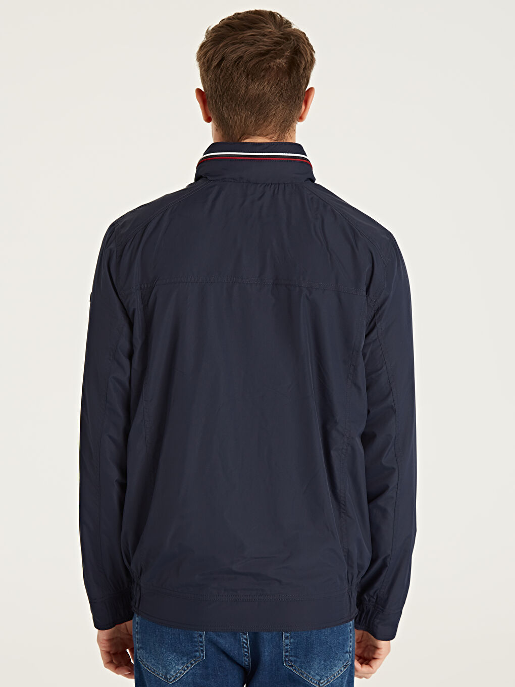 Чоловік ТЕМНО-СИНІЙ Пальто-4