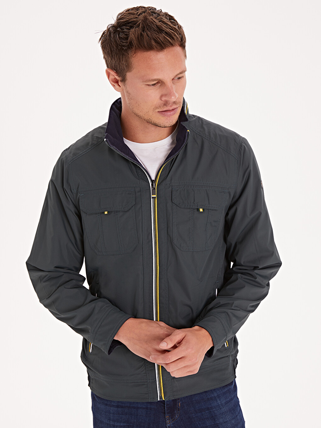 Man Green Coat