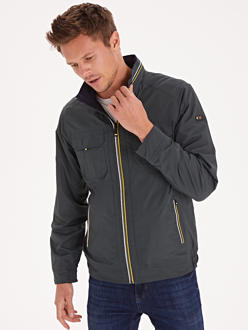 Man Green Coat-1