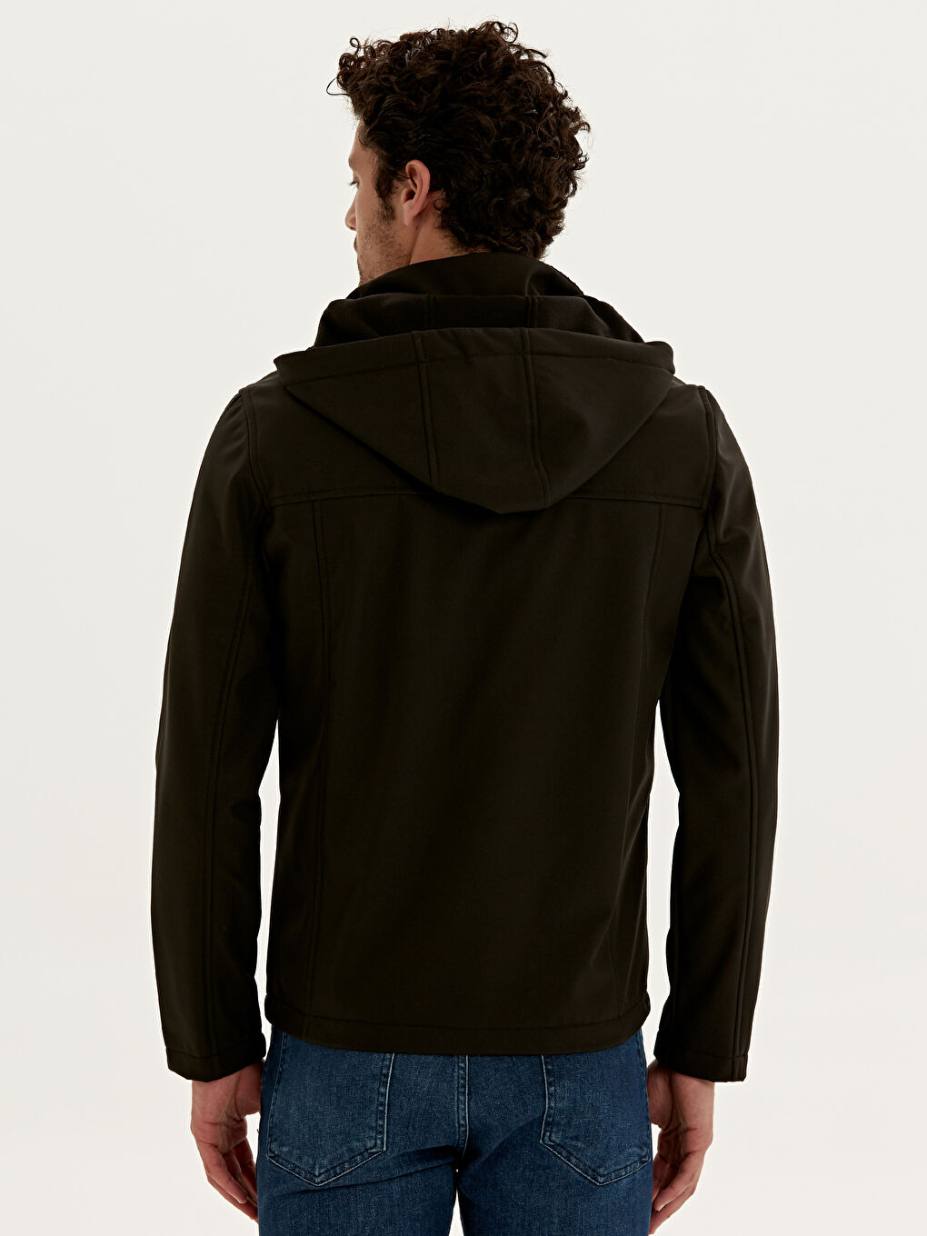 Пальто с высоким воротником для мужчин-2