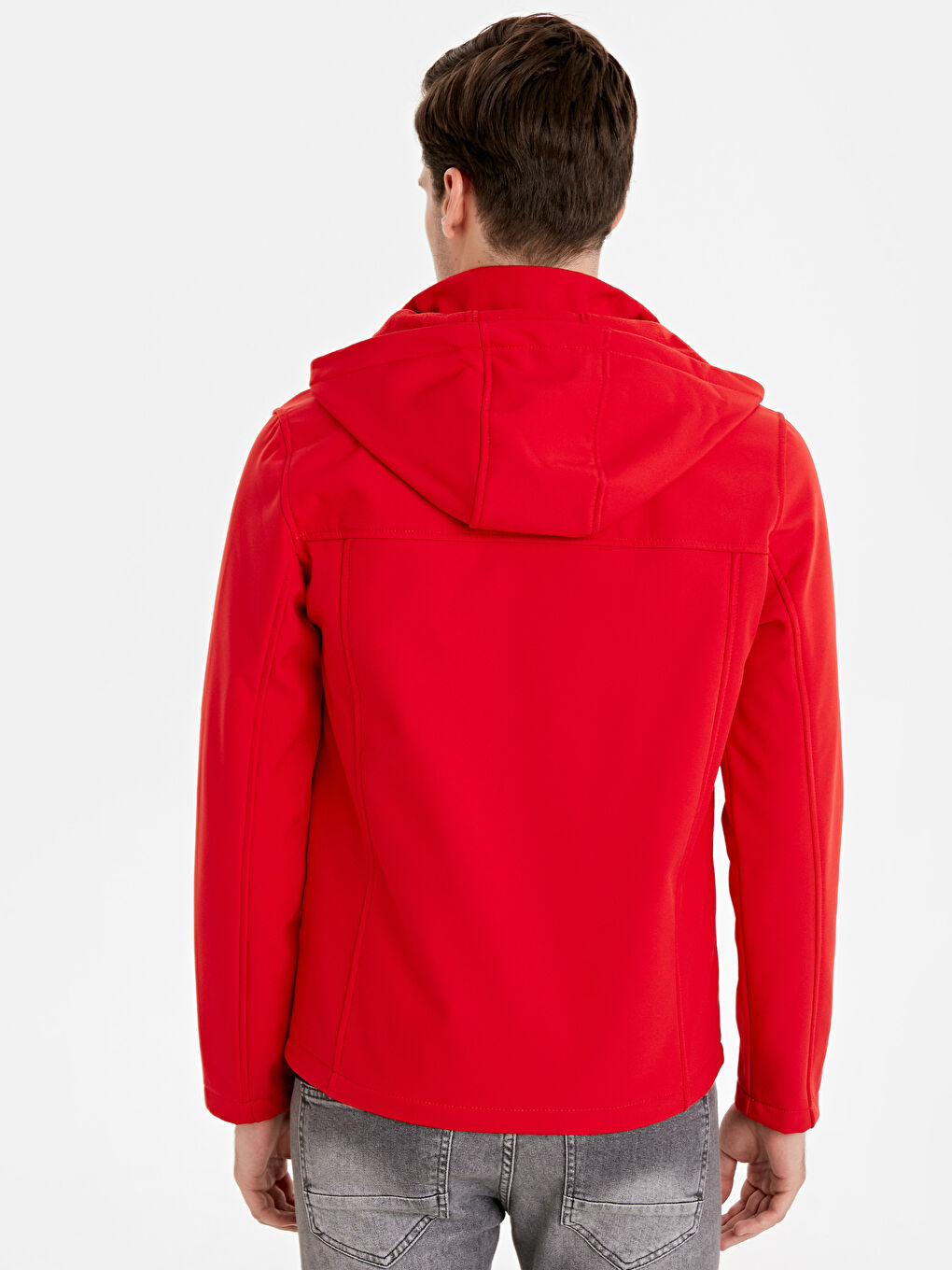 Manteau ROUGE Homme-3