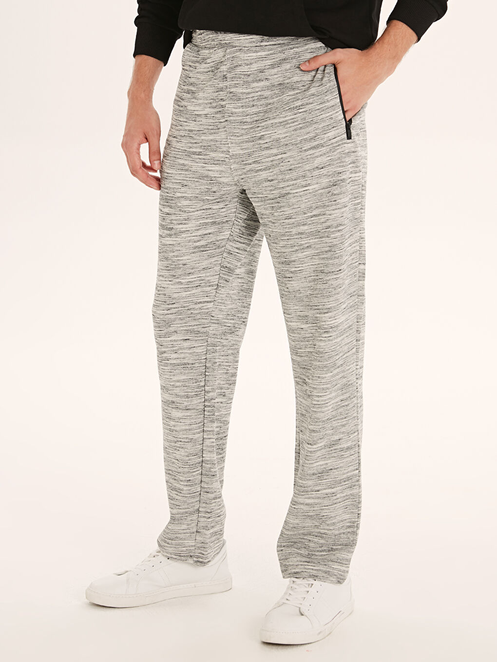 Gri Melanj Eşofman Altı-2