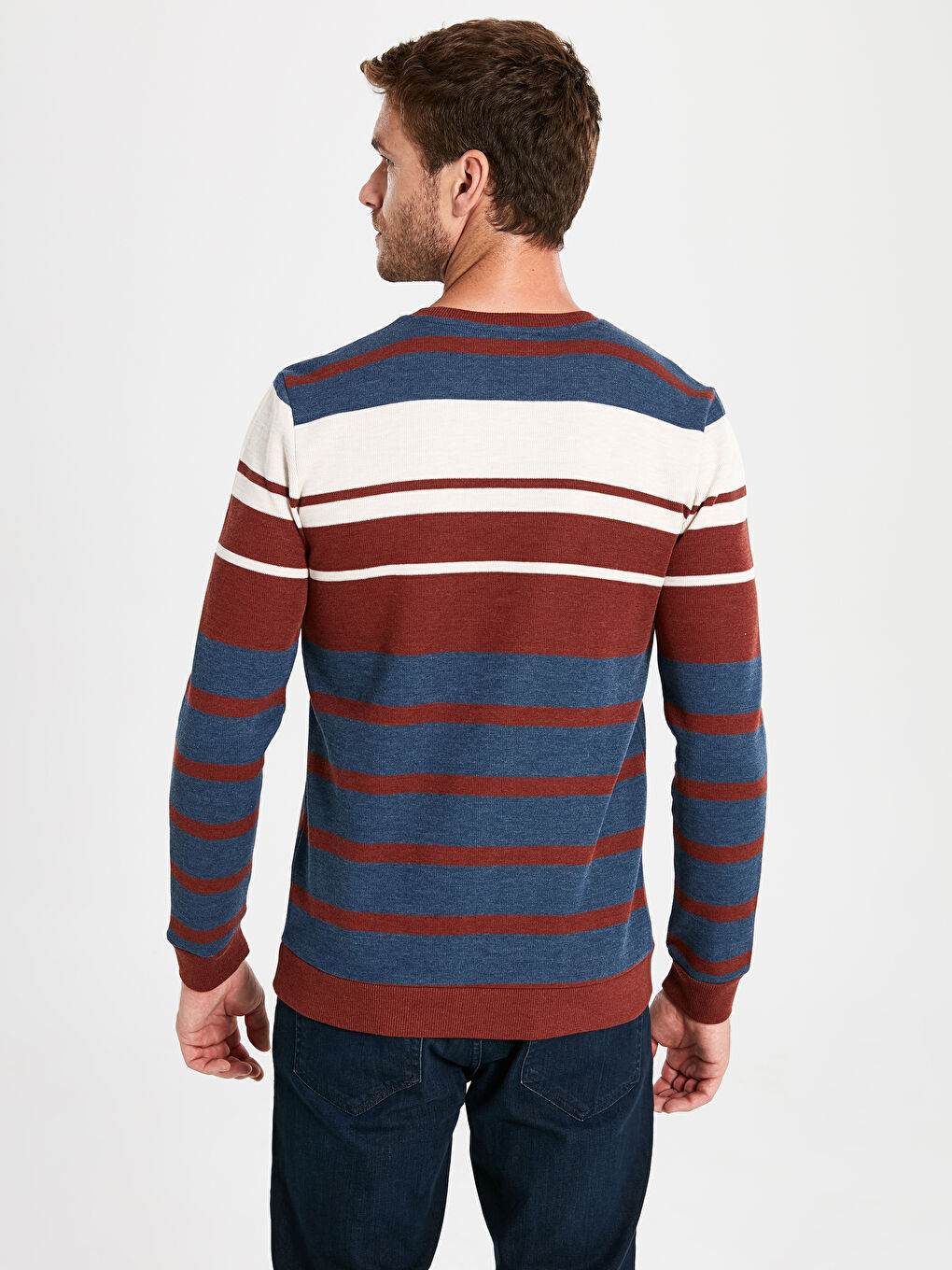 Мужчины Оранжевый Свитшот-3