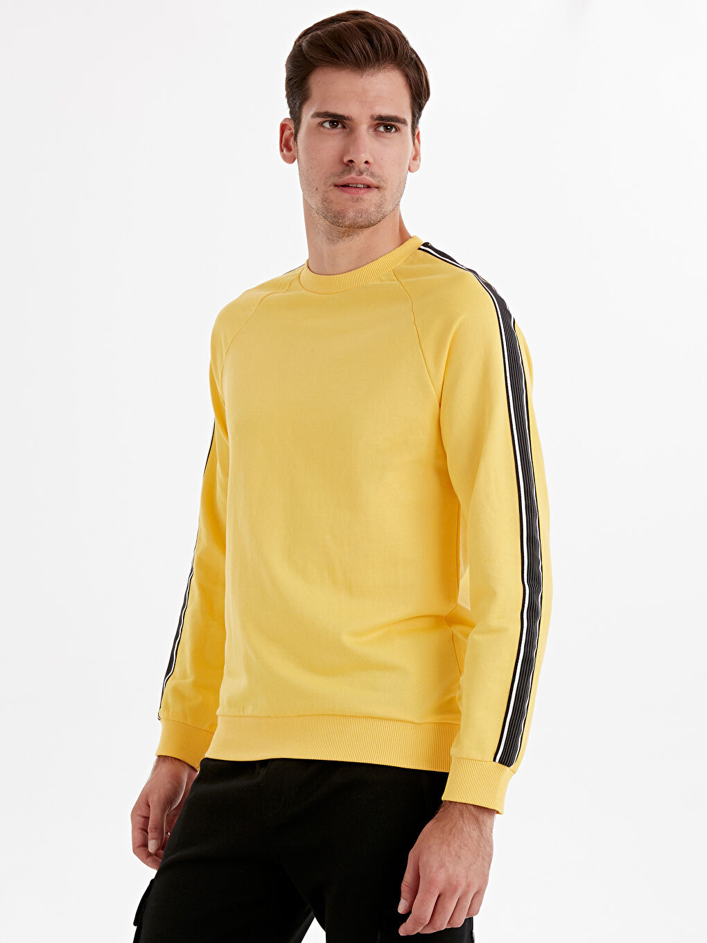 Мужчины Жёлтый Свитшот-1