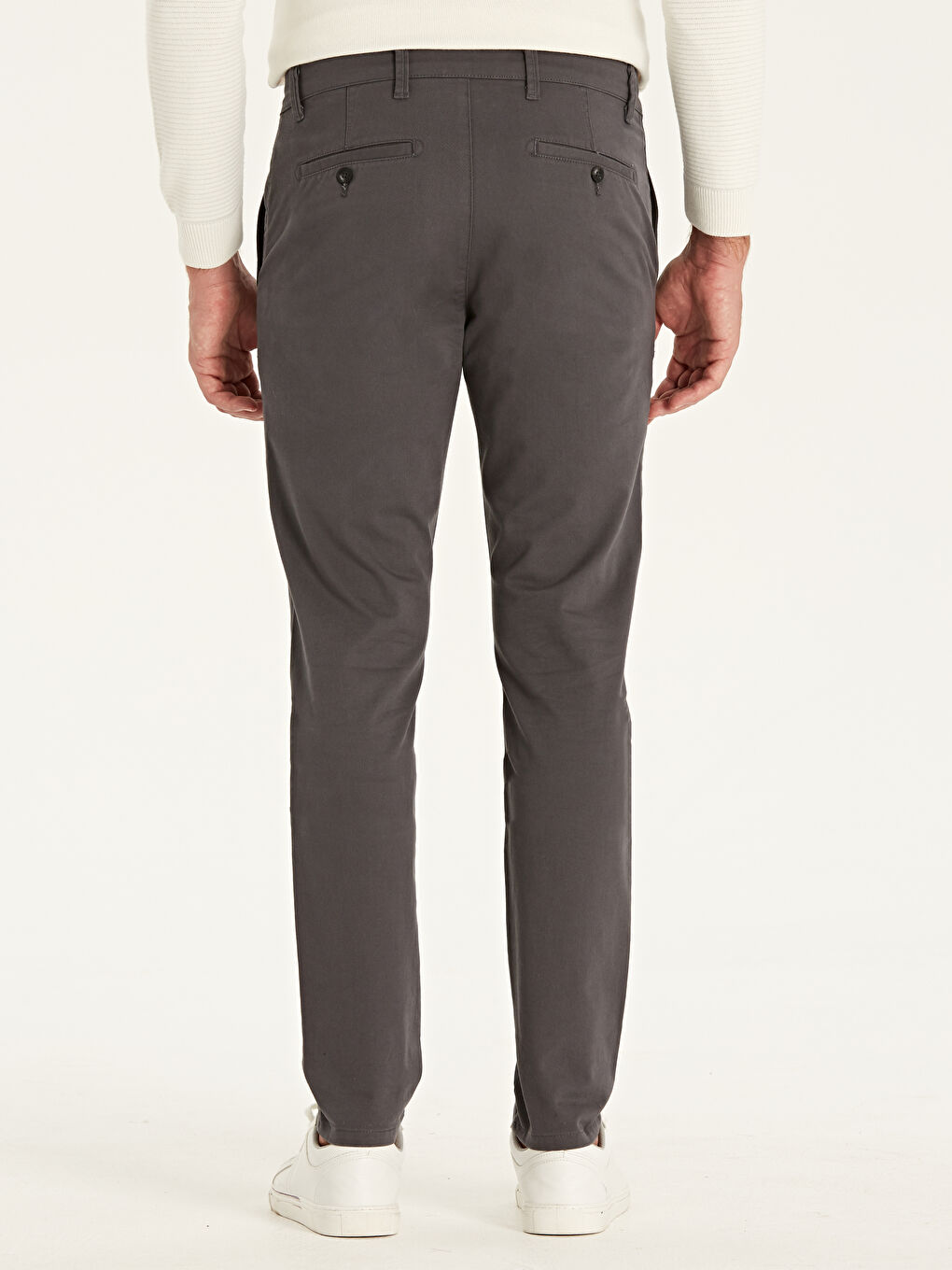 Pantalon chino GRIS Homme-2