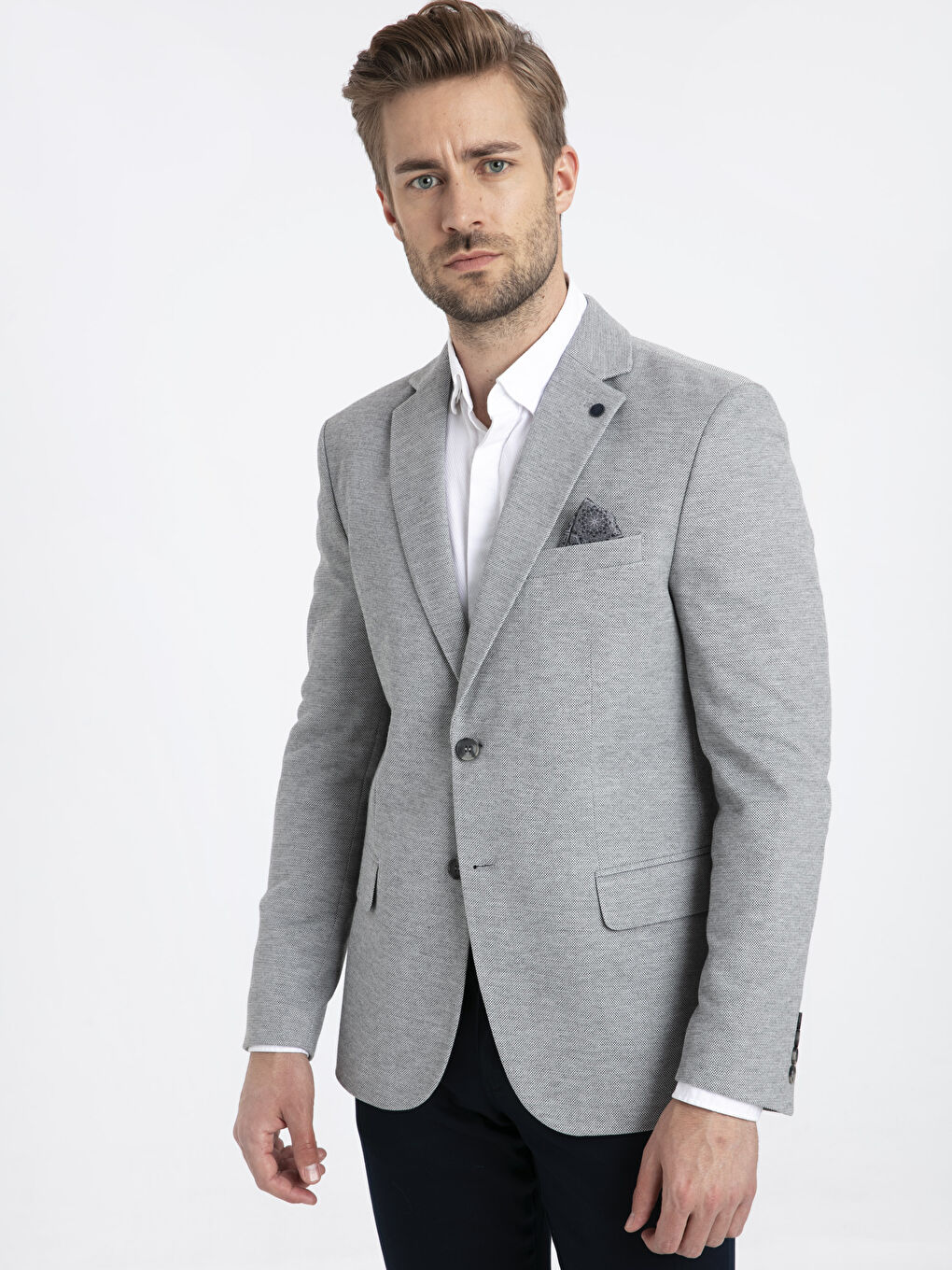 Man GREY Blazer-1
