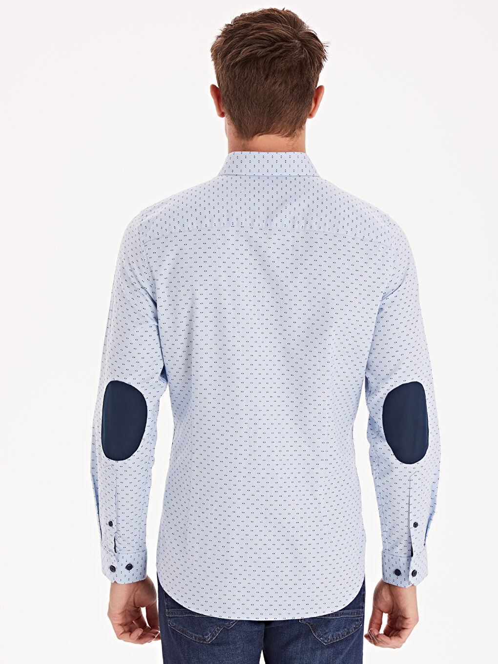 Mavi Slim Fit Uzun Kollu Oxford Erkek Gömlek-3