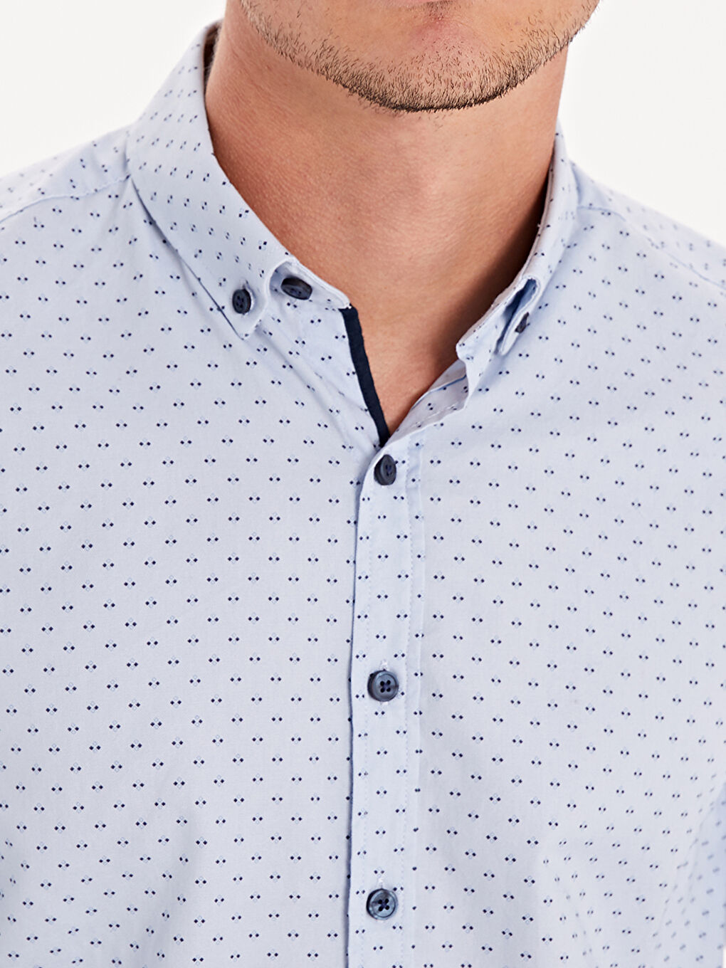 Mavi Slim Fit Uzun Kollu Oxford Erkek Gömlek-4