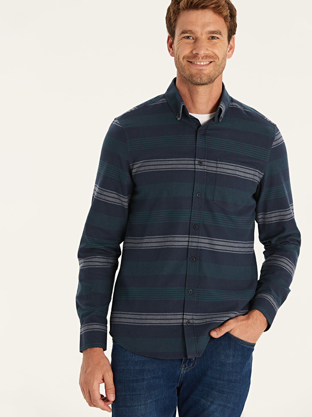Man GREEN Shirt-1
