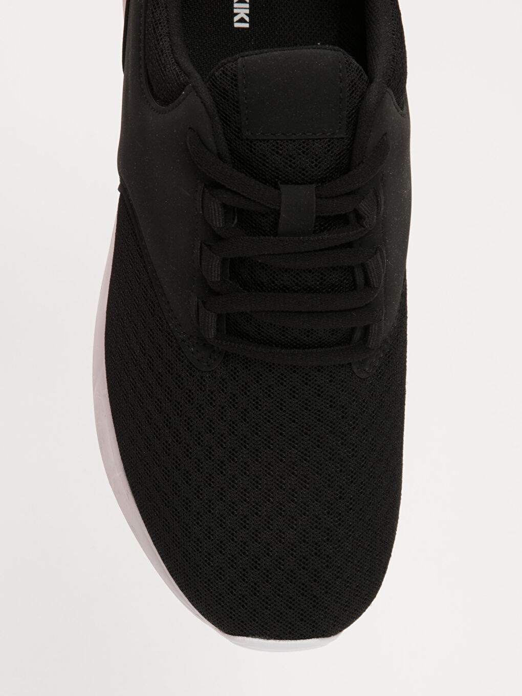 Siyah File Detaylı Bağcıklı Erkek Aktif Spor Ayakkabı-4