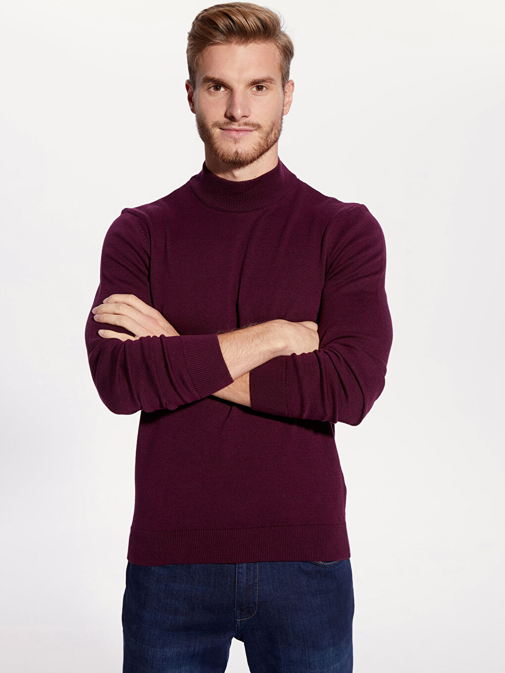 Canlı Mor Melanj Kazak