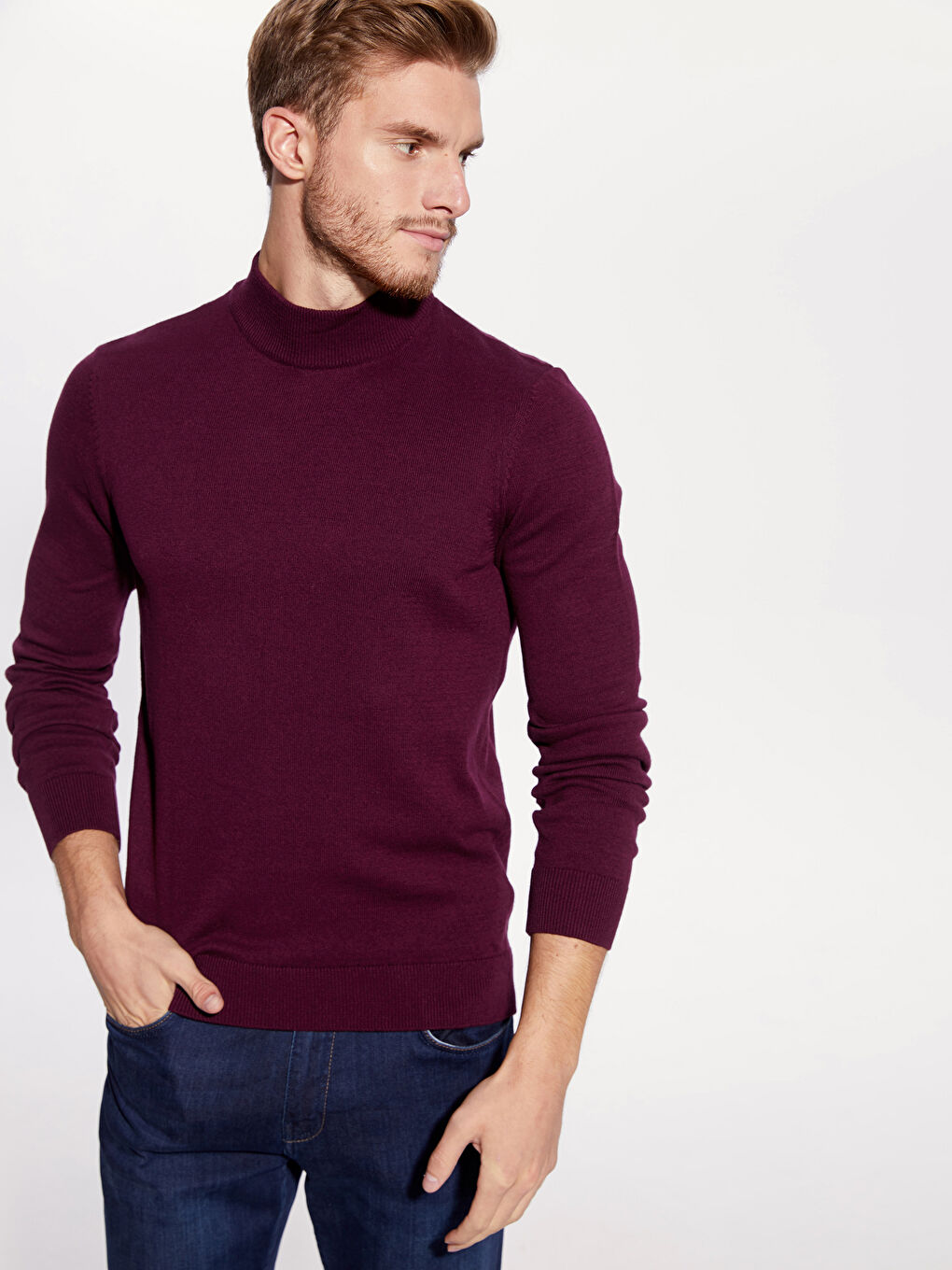 Canlı Mor Melanj Kazak-1