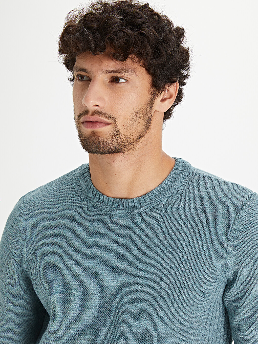 Man Blue Sweater-2