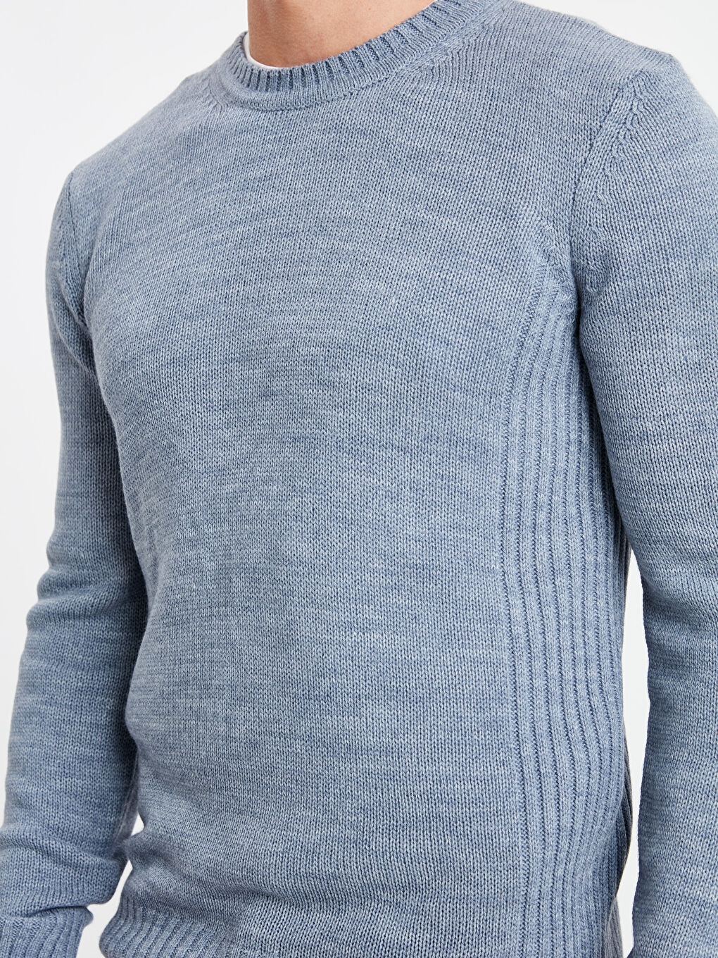 Чоловік СИНІЙ Светр-4
