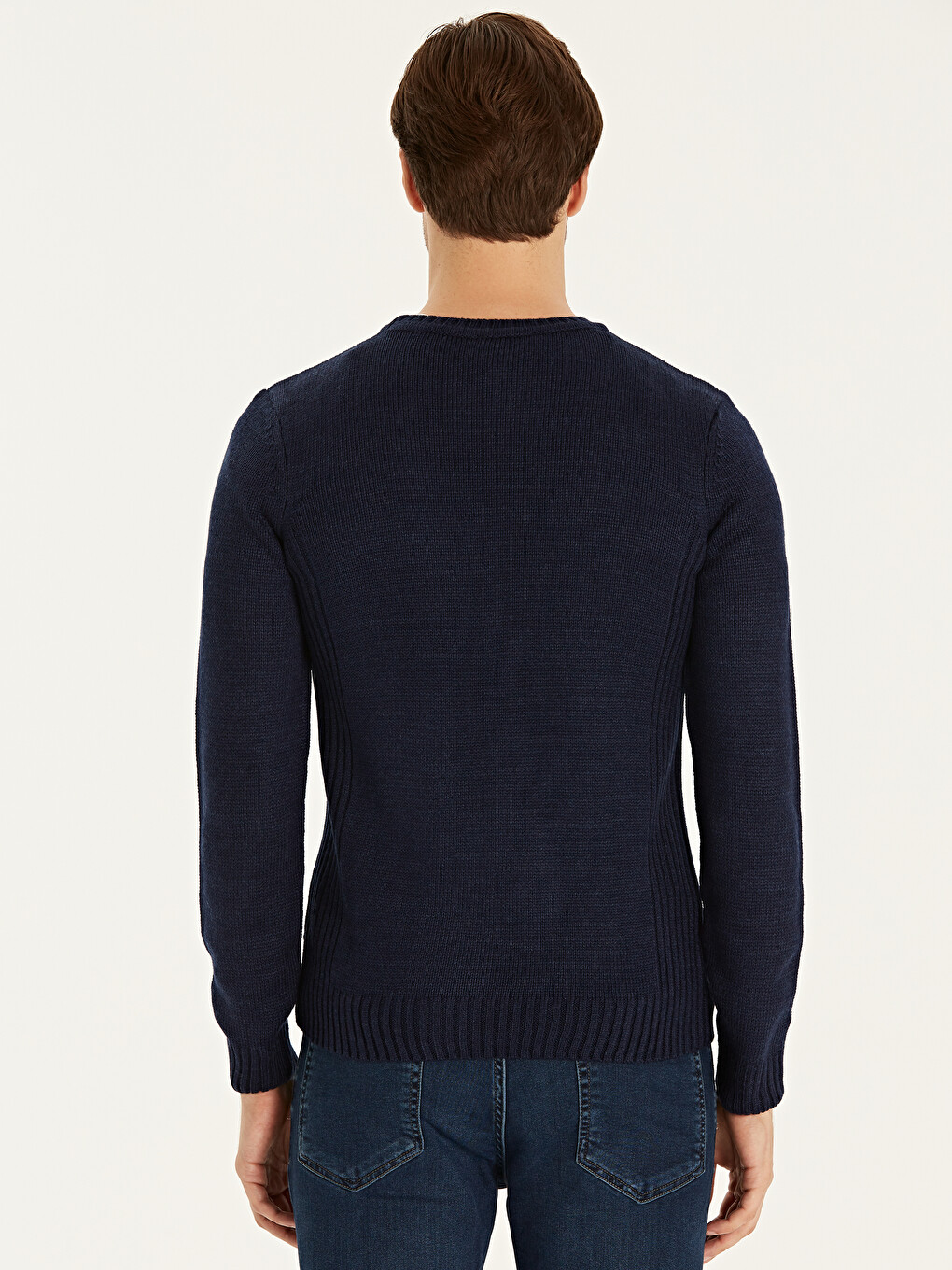 Man Navy Sweater-2