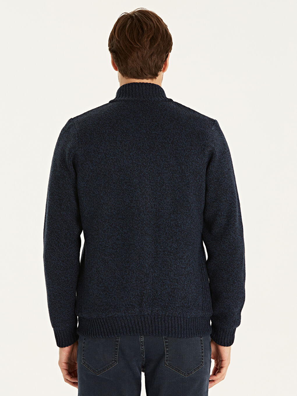 Lacivert Erkek Hırka-3