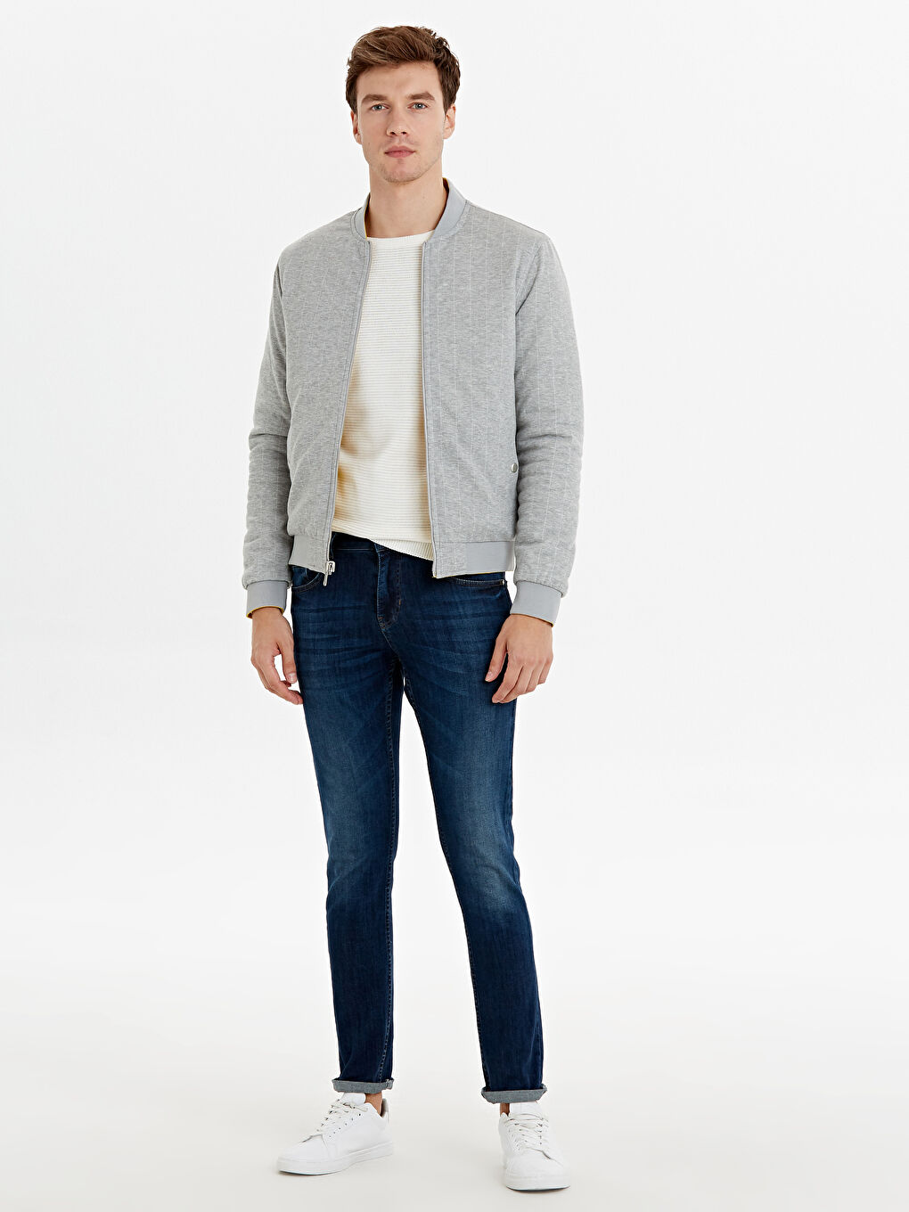 Sarı Erkek Şişme Mont-4