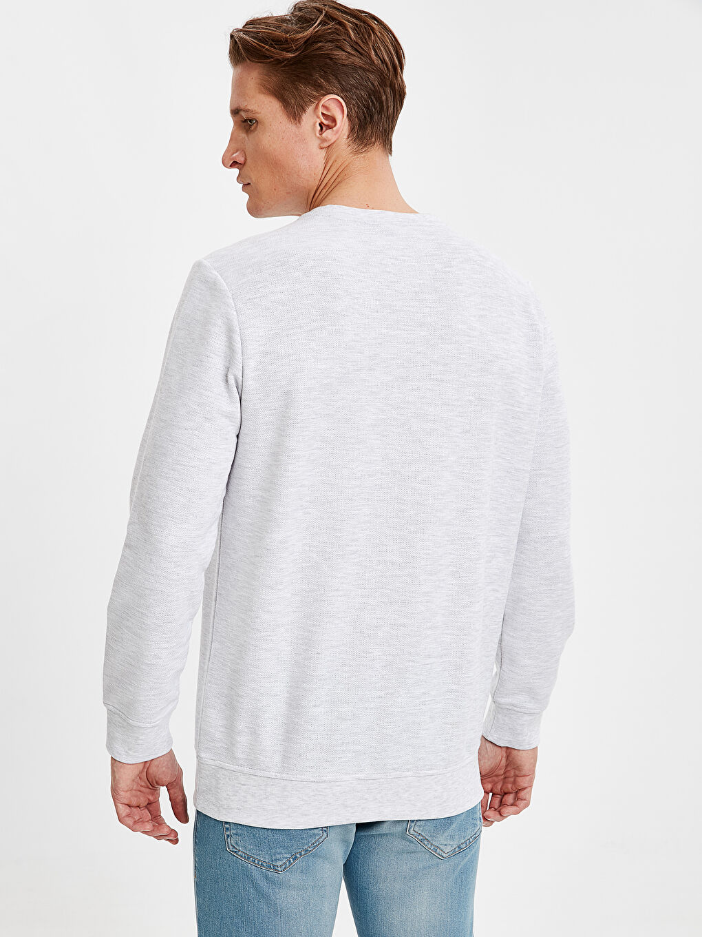 Мужчины Серый Свитшот-2