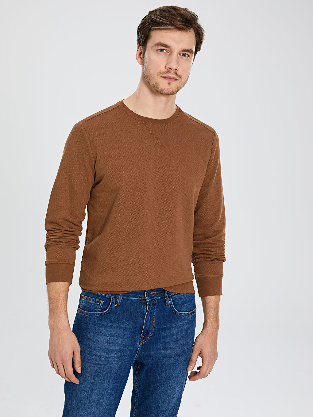 Açık Kahverengi Sweatshirt