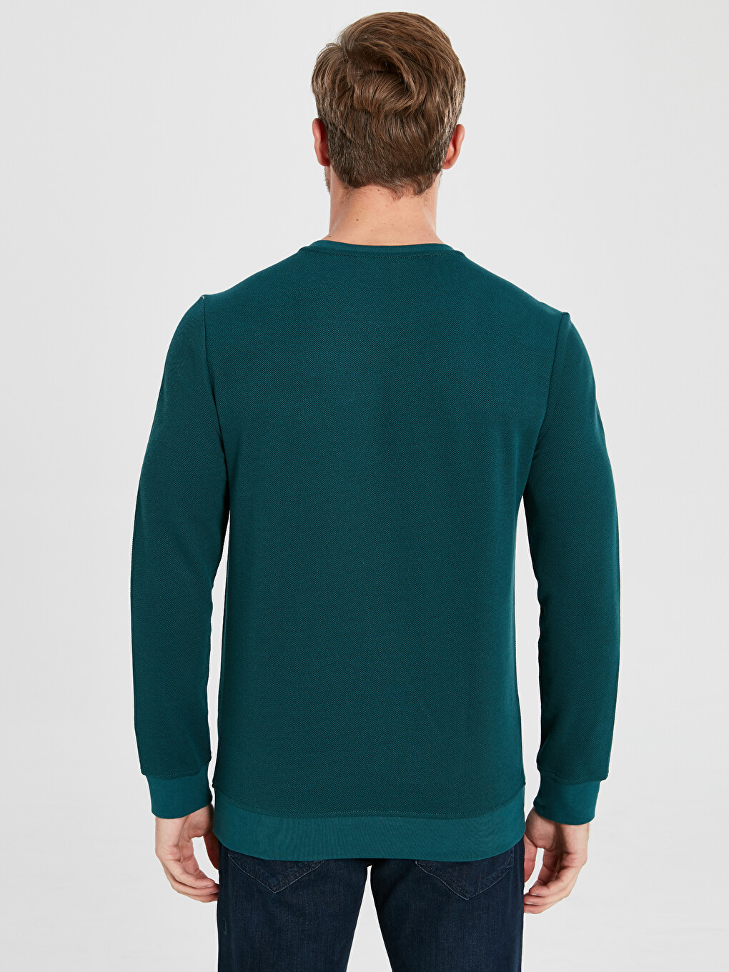 Man Green Sweatshirt-2