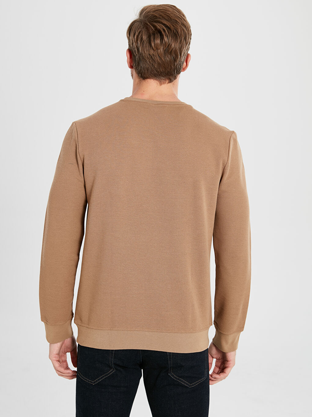Sweat-shirt BEIGE Homme-2