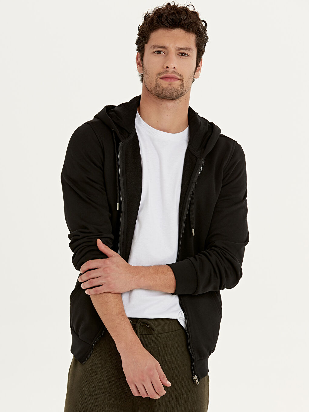 LCWAIKIKI Classic Crew Neck Printed Men's Thick Sweatshirt