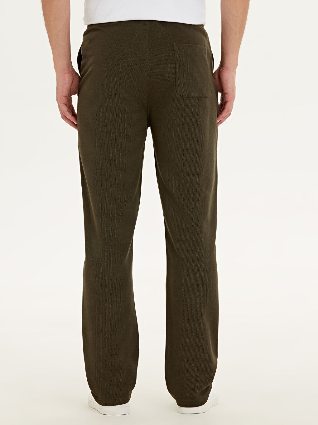 Haki Rahat Kalıp Erkek Eşofman Altı-2