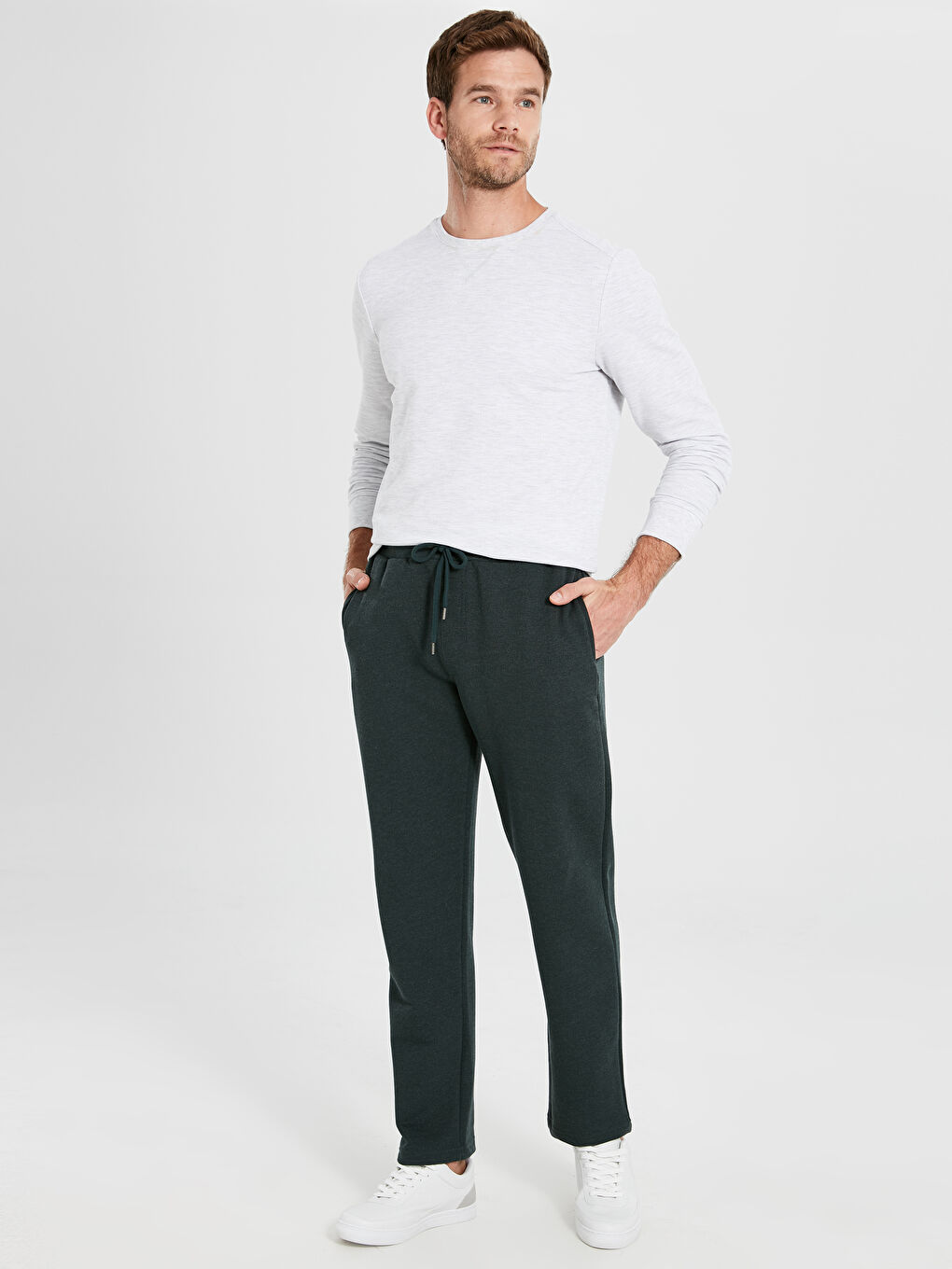 Man GREEN Sweatpants-1