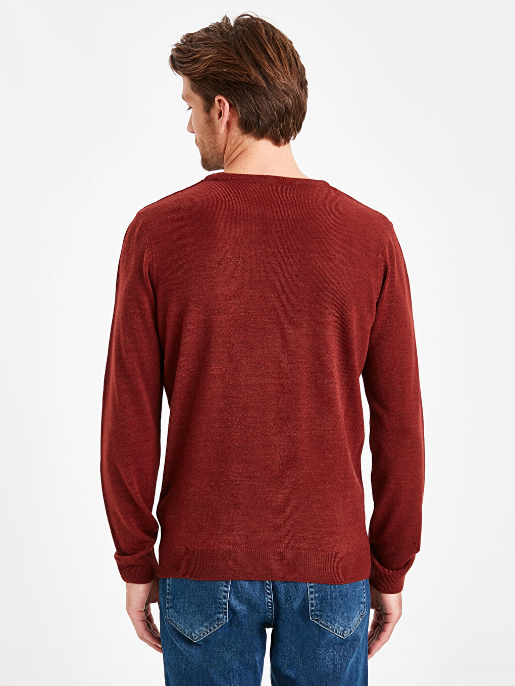 Crew Neck Men's Knitwear Sweater-1