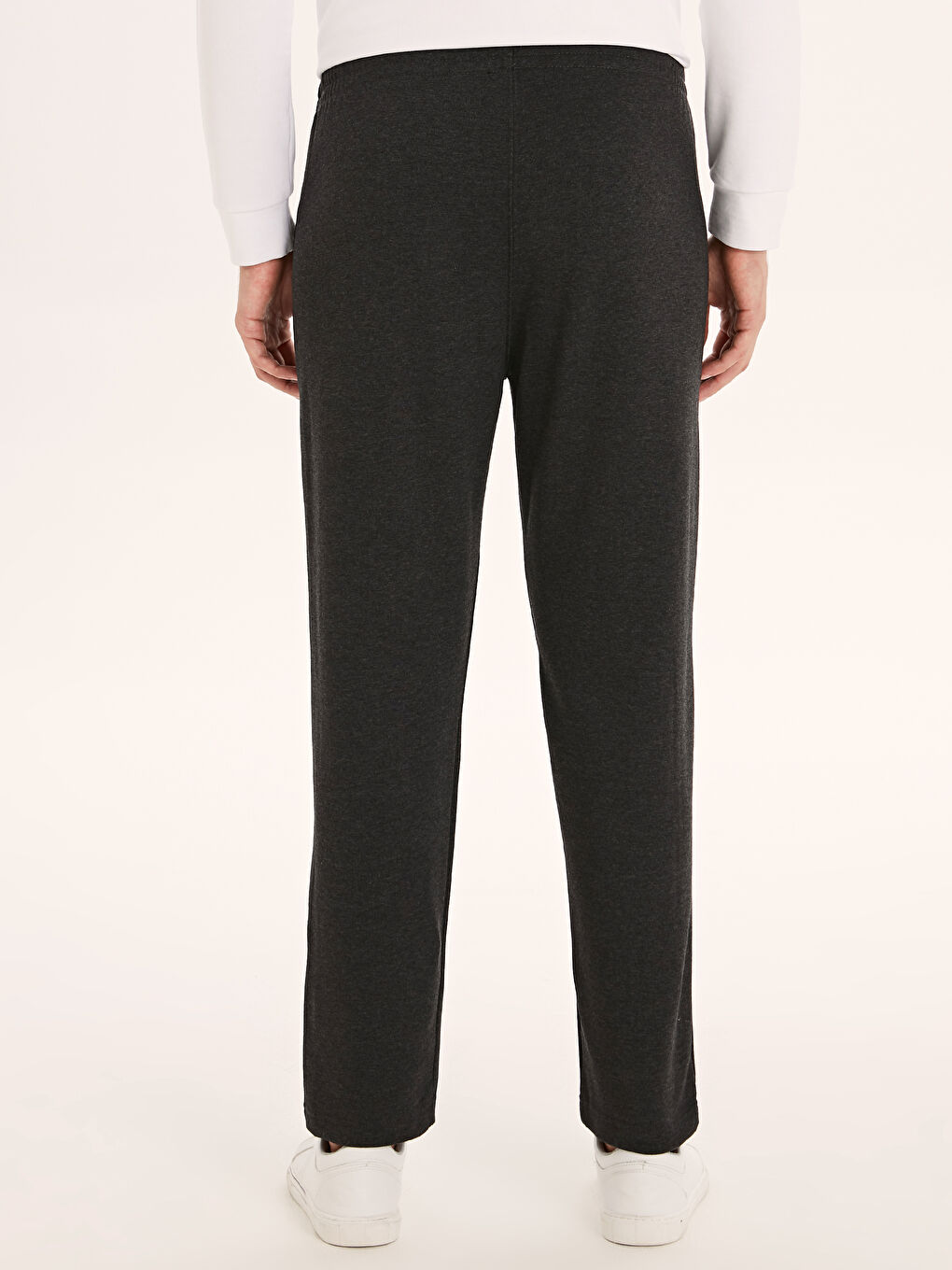 Antrasit Standart Kalıp Erkek Eşofman Altı-2