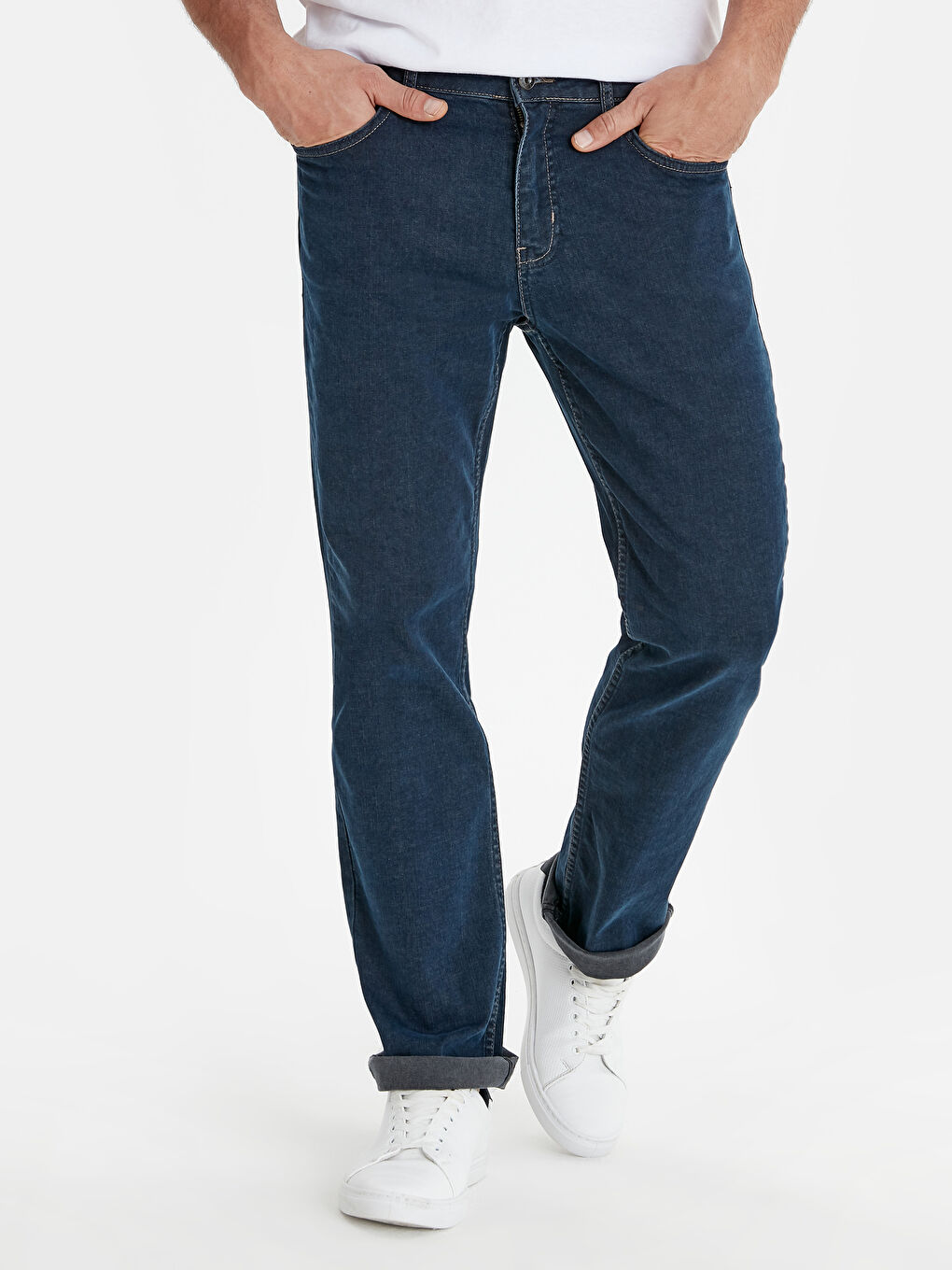 İndigo Koyu Rodeo Jean Pantolon-1