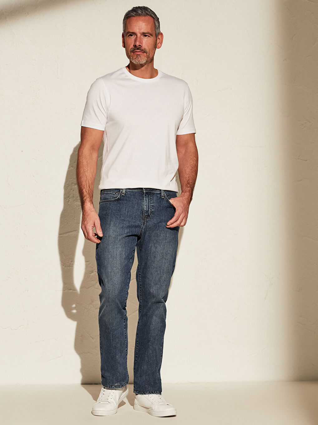 Açık İndigo Rodeo Jean Pantolon