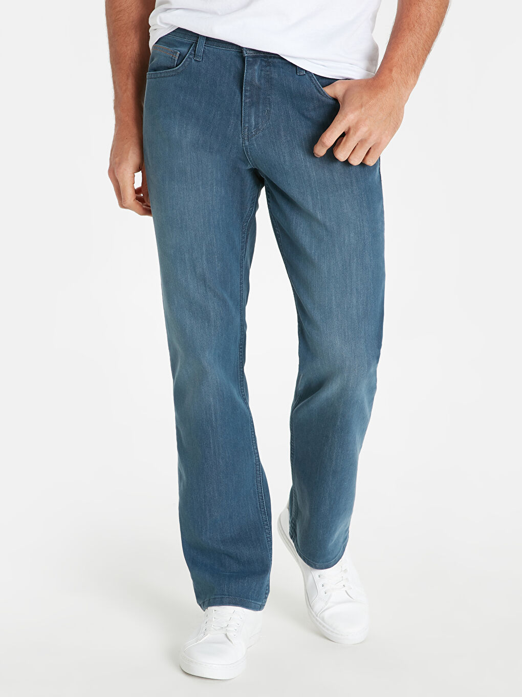 İndigo 890 Rahat Kalıp Erkek Jean Pantolon-1